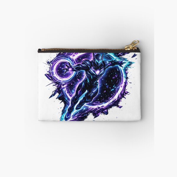 Item preview, Cosmic Rift Warrior Purple Blue Space Energy Hero designed and sold by irfanshikh.