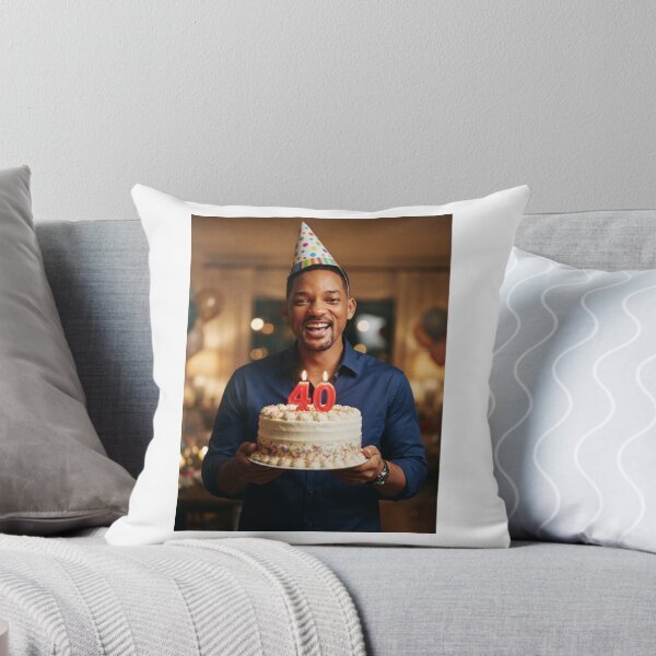 Item preview, Will smith 40th Birthday happy party funny prank meme memes  designed and sold by CheeseBlueprint.