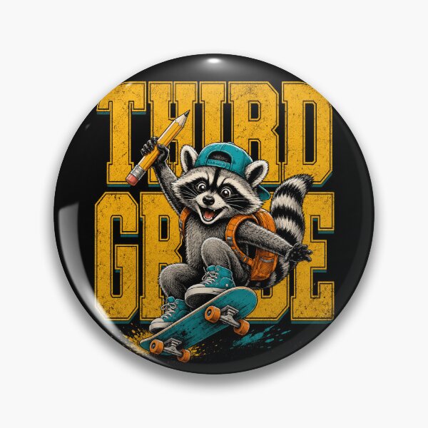 Item preview, Funny Third Grade Boy Feral Raccoon Back to School designed and sold by borutawear.