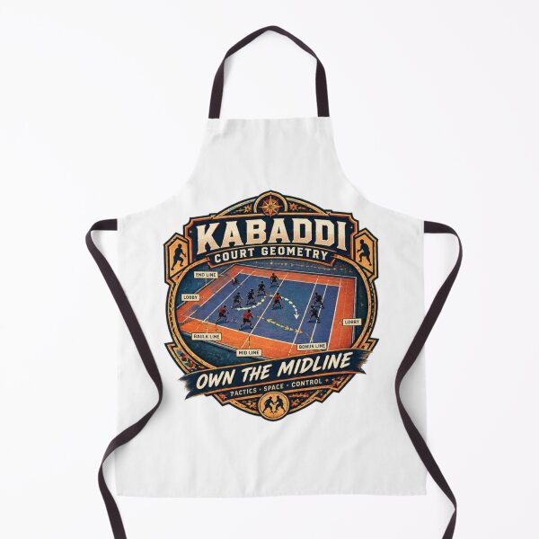 Item preview, Kabaddi Court Geometry Own The Midline designed and sold by Rhubarb Bridge Merch.