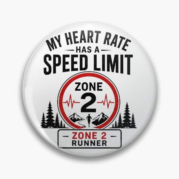 Item preview, My Heart Rate Has a Speed Limit | Funny Zone 2 Runner designed and sold by MakeitDZ.