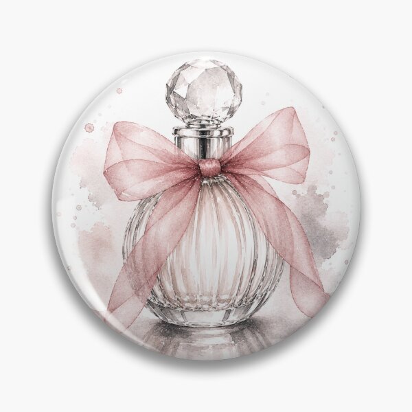 Item preview, Pink Ribbon Perfume Bottle Art designed and sold by tmoca.