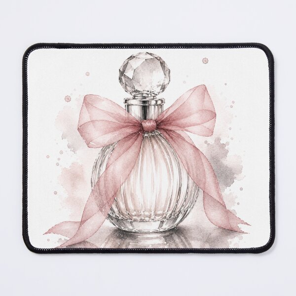 Item preview, Pink Ribbon Perfume Bottle Art designed and sold by tmoca.