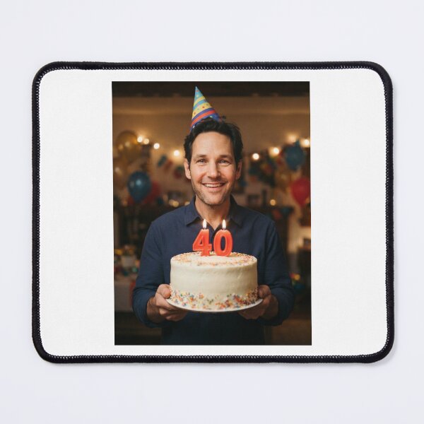 Item preview, Paul rudd 40th Birthday happy party funny prank meme memes designed and sold by CheeseBlueprint.