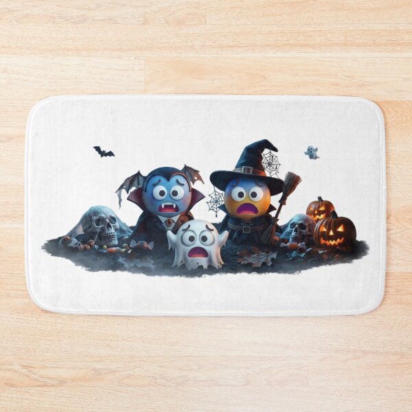 Artikelvorschau, Gruselige Emojis für Halloween entworfen und verkauft von InkShiftLabs.