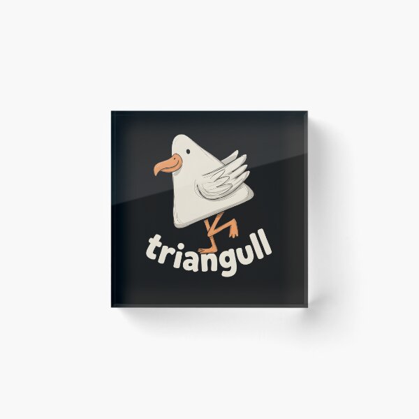 Item preview, Triangull Funny Triangle Seagull Geometric Bird Pun designed and sold by thefirstbroo.