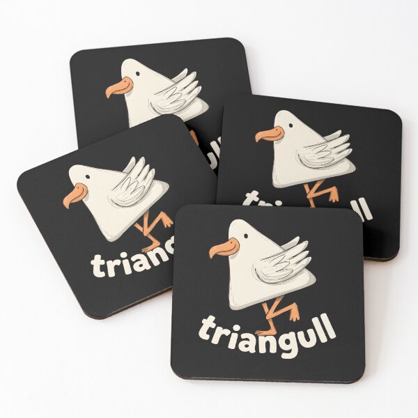 Item preview, Triangull Funny Triangle Seagull Geometric Bird Pun designed and sold by thefirstbroo.