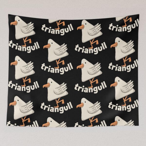 Item preview, Triangull Funny Triangle Seagull Geometric Bird Pun designed and sold by thefirstbroo.