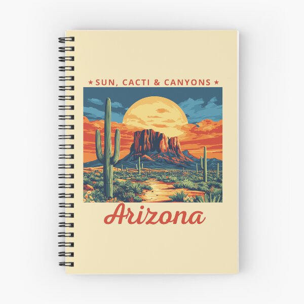 Item preview, Arizona in the USA (North America), Vintage Art Travel Landscape designed and sold by MaateoDesign.