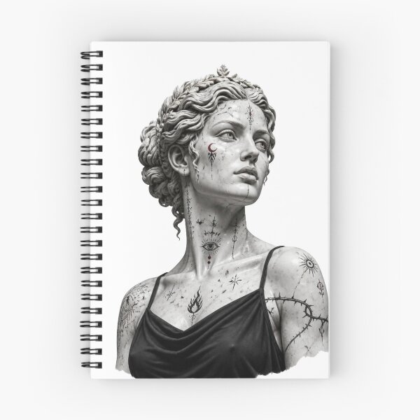 Item preview, Marble Muse – Tattooed Greek Statue Street Art designed and sold by Cavalier-org.