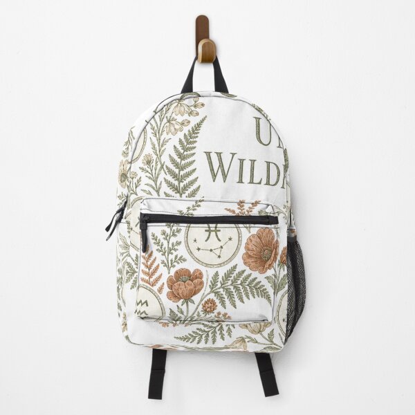 Item preview, Born Under Wildflowers Zodiac Sign Rad Cottagecore Botanical designed and sold by BoosterShop.