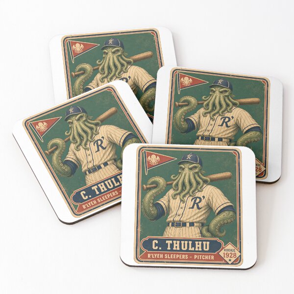 Item preview, C. Thulhu Rookie 1928: R'lyeh Sleepers Pitcher designed and sold by Fenay Designs.