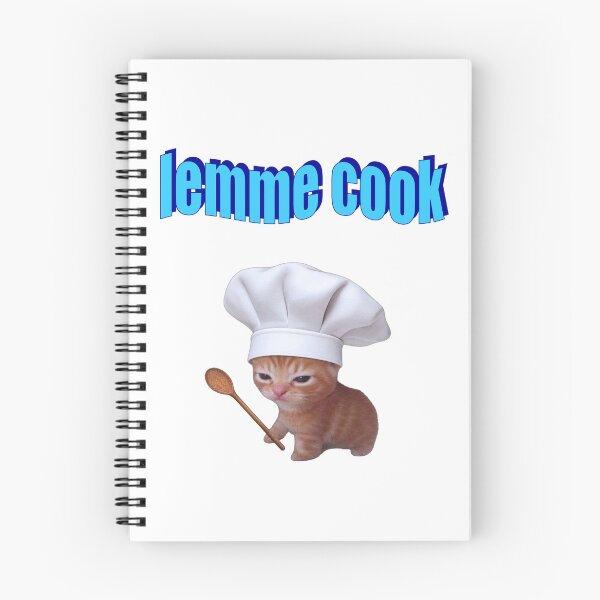 Item preview, Lemme Cook Funny Kitten Chef Meme designed and sold by BelkaMd.