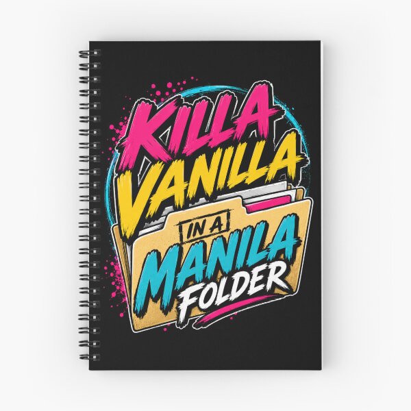 Item preview, Killa Vanilla in a Manila Folder | Funny Office Pun Graphic Tee designed and sold by EverclearDesign.
