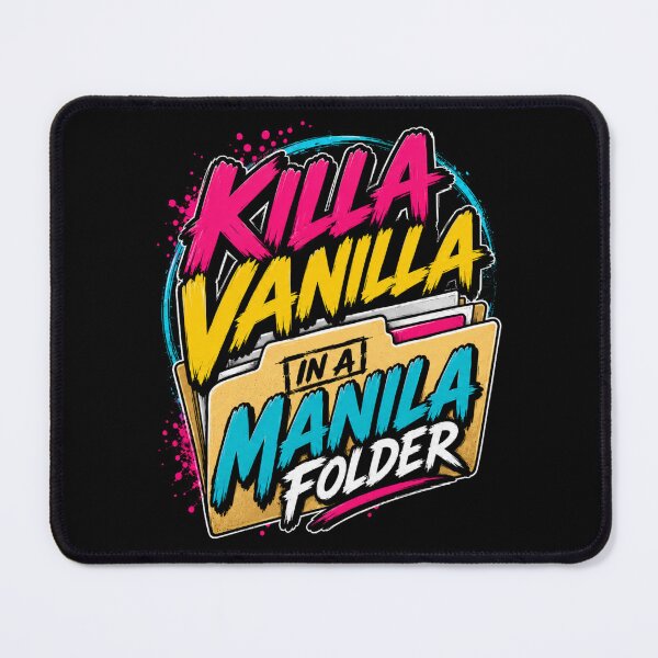 Item preview, Killa Vanilla in a Manila Folder | Funny Office Pun Graphic Tee designed and sold by EverclearDesign.