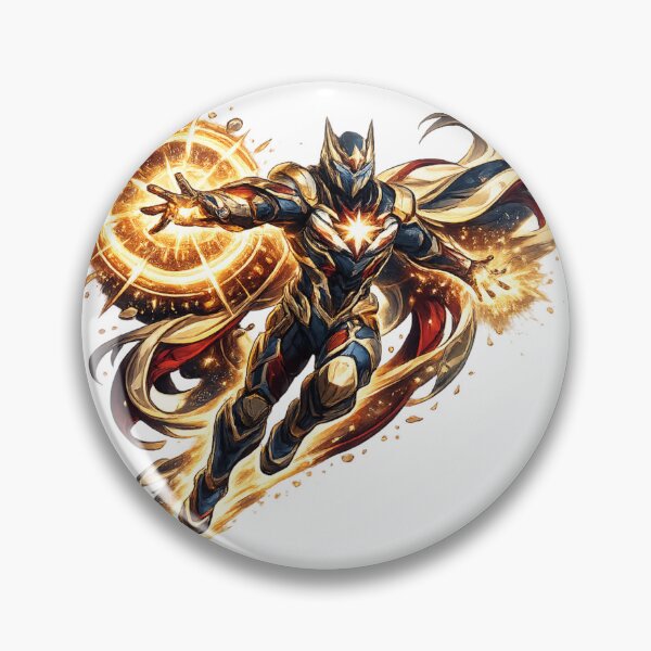Item preview, Blue Energy Warrior Futuristic Armor Fantasy Battle Art designed and sold by irfanshikh.