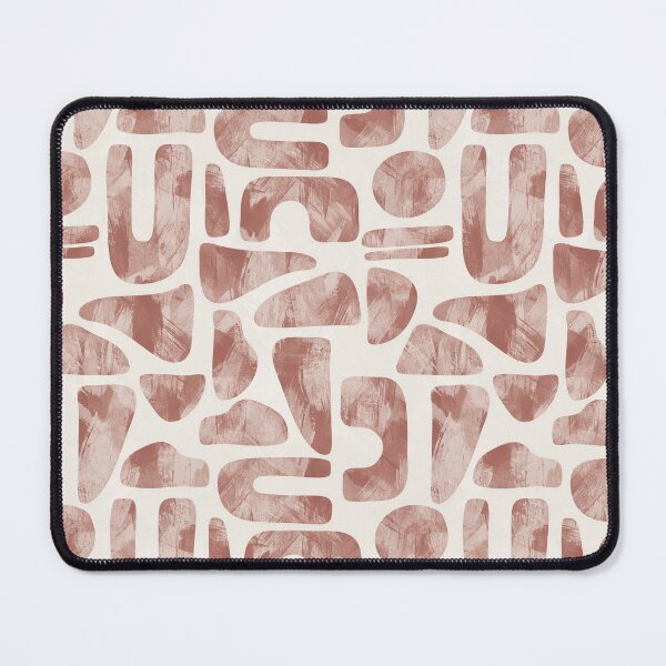 Item preview, Dusty Rose Abstract Organic Shapes – Textured Minimalist Modern Pattern designed and sold by Snifferius.