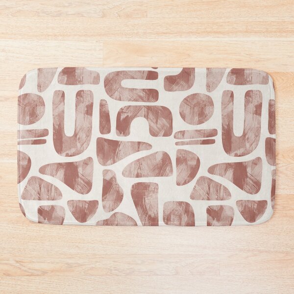 Item preview, Dusty Rose Abstract Organic Shapes – Textured Minimalist Modern Pattern designed and sold by Snifferius.