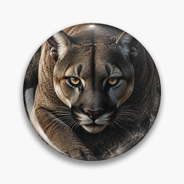 Item preview, Stalking Cougar - Wild Mountain Lion Art designed and sold by AgnesB77.