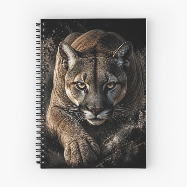 Item preview, Stalking Cougar - Wild Mountain Lion Art designed and sold by AgnesB77.
