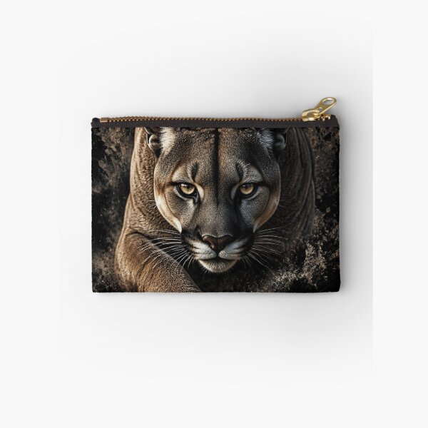 Item preview, Stalking Cougar - Wild Mountain Lion Art designed and sold by AgnesB77.