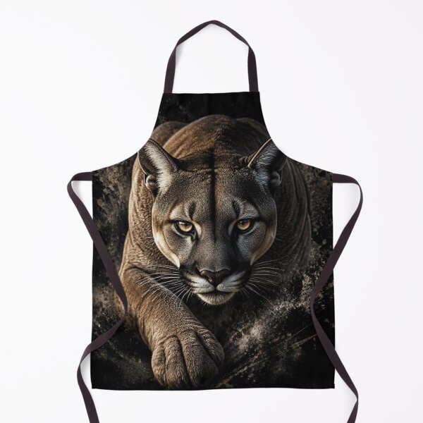 Item preview, Stalking Cougar - Wild Mountain Lion Art designed and sold by AgnesB77.