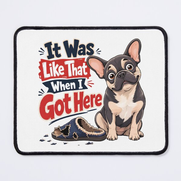 Item preview, Innocent French Bulldog Funny Puppy Quote designed and sold by BobbyTee Merch.