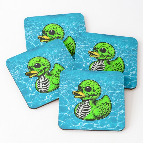 Item preview, Skeleton Rubber Duck Sticker – Funny Creepy Duck Decal for Off-Road Vehicle Owners designed and sold by artistwill.