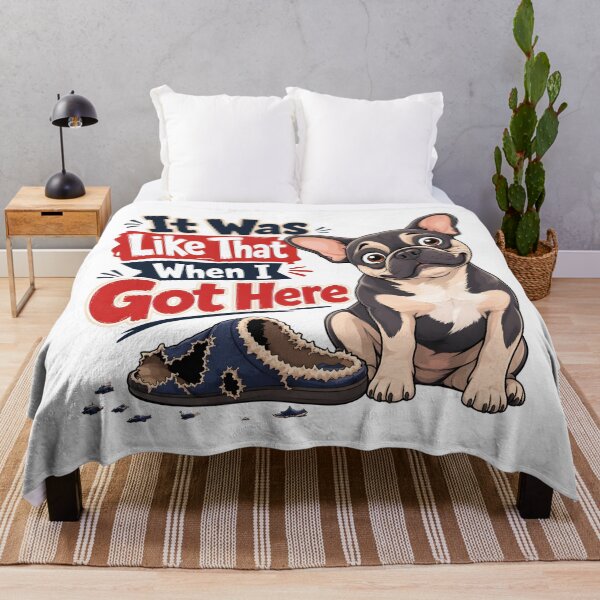 Item preview, Innocent French Bulldog Funny Puppy Quote designed and sold by BobbyTee Merch.