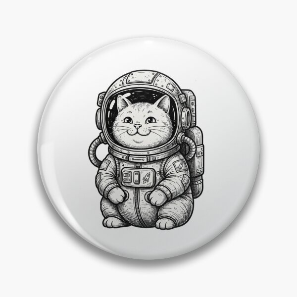 Item preview, Astronaut Cat in Space – Cute Cosmic Kitty Space Explorer designed and sold by SOUFIANE1991.