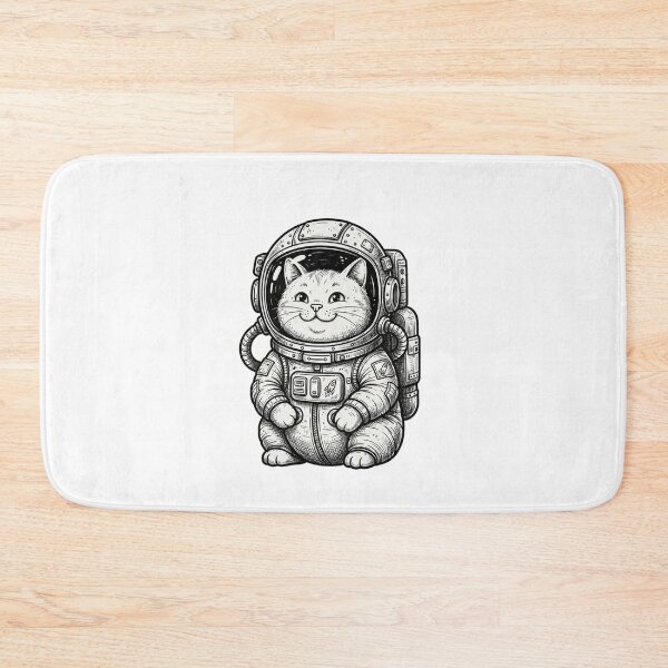 Item preview, Astronaut Cat in Space – Cute Cosmic Kitty Space Explorer designed and sold by SOUFIANE1991.