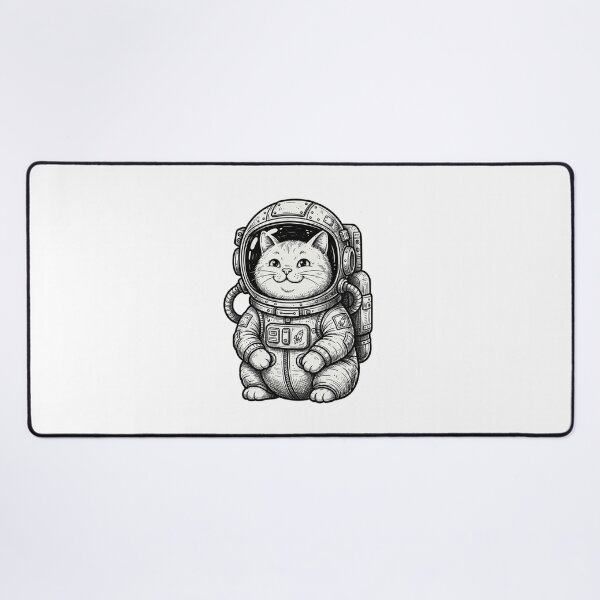 Item preview, Astronaut Cat in Space – Cute Cosmic Kitty Space Explorer designed and sold by SOUFIANE1991.