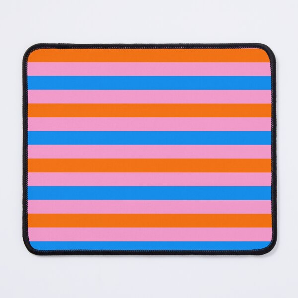 Item preview, Orange And Blue Stripes Design Pink designed and sold by PatternTitan.