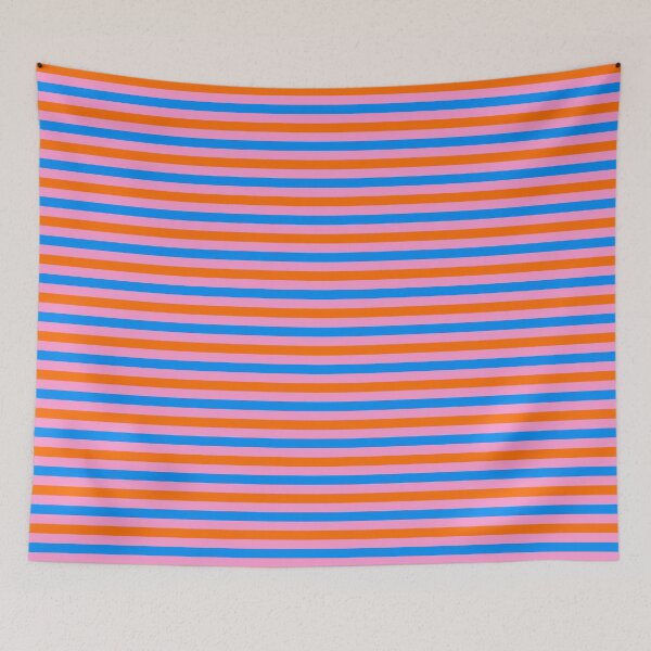 Item preview,  Orange And Blue Stripes Design Pink  designed and sold by PatternTitan.