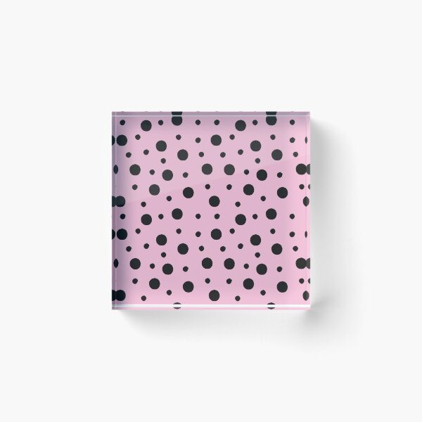 Item preview, Pink And Black Playful Polka Dot Pattern Forever designed and sold by EL-Lebedenko.