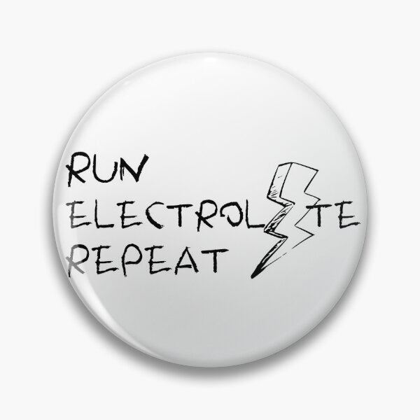 Item preview, Run Electrolyte Repeat – Funny Running Hydration Typography Design designed and sold by MakeitDZ.