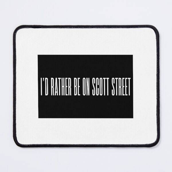 Item preview, I'd Rather Be on Scott Street - Phoebe Bridgers inspired typography design (by Daily Ghost Graphics) designed and sold by DailyGhost.
