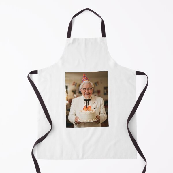 Item preview, Colonel sanders kfc 40th Birthday happy party funny prank meme memes  designed and sold by CheeseBlueprint.