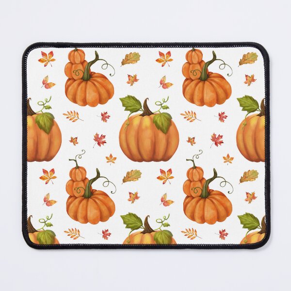 Item preview, Autumn pattern with pumpkins and leaves | Autumn motif | Cottagecore designed and sold by Schmidsi.