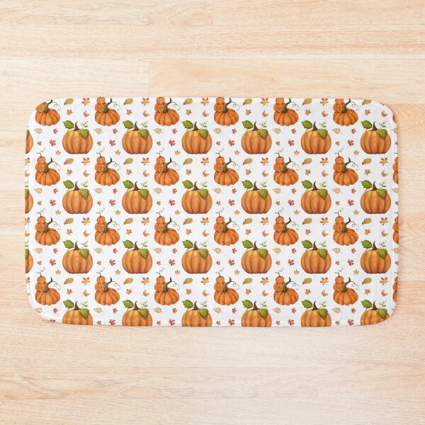Item preview, Autumn pattern with pumpkins and leaves | Autumn motif | Cottagecore designed and sold by Schmidsi.
