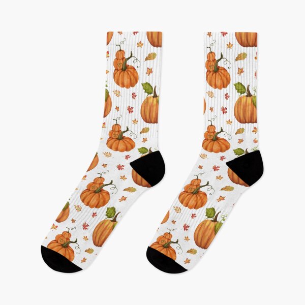 Item preview, Autumn pattern with pumpkins and leaves | Autumn motif | Cottagecore designed and sold by Schmidsi.
