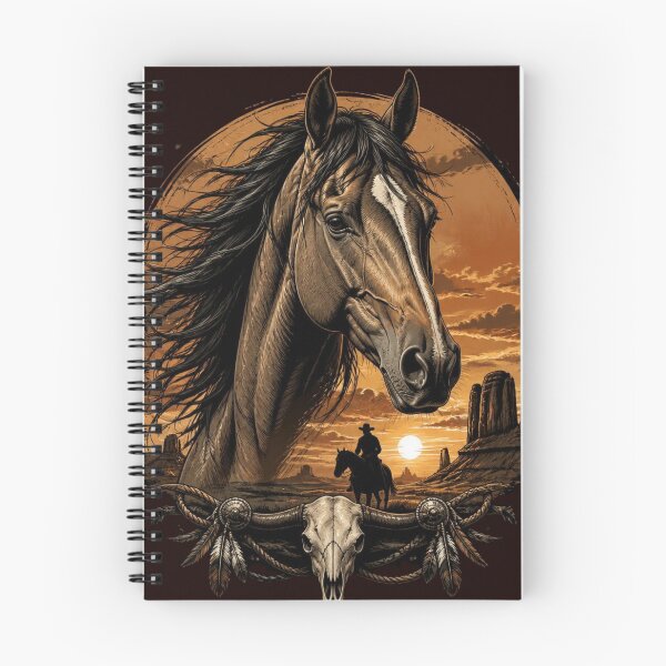 Item preview, Wild West Mustang - Majestic Cowboy Horse Art designed and sold by AgnesB77.