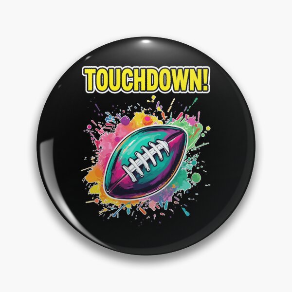 Item preview, Touchdown Color Splash Football Graphic designed and sold by duanetrujillo.