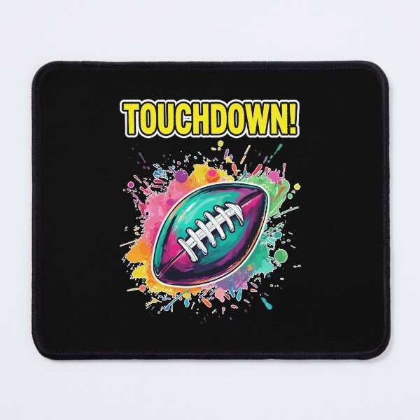 Item preview, Touchdown Color Splash Football Graphic designed and sold by duanetrujillo.