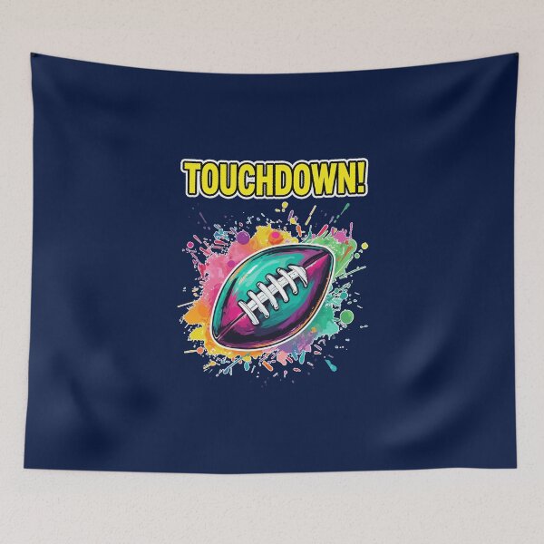 Item preview, Touchdown Color Splash Football Graphic designed and sold by duanetrujillo.