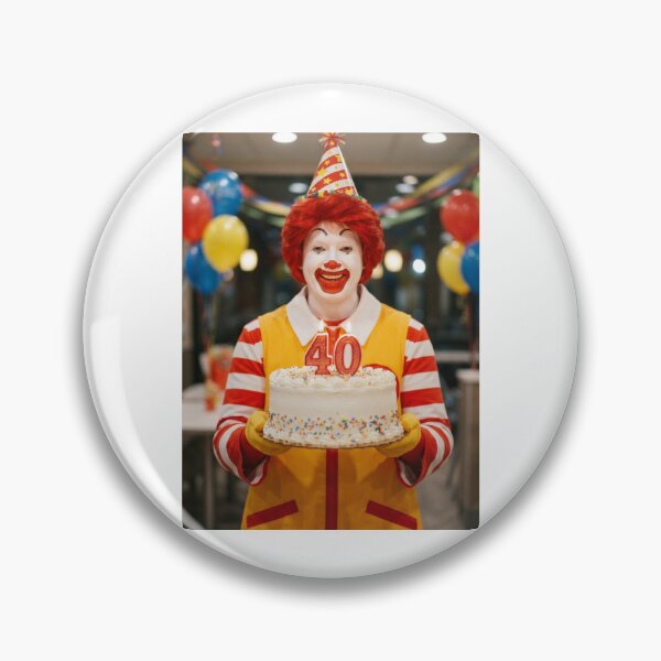 Item preview, Ronald mcdonald 40th Birthday happy party funny prank meme memes  designed and sold by CheeseBlueprint.