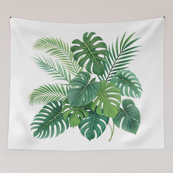Item preview, Tropical Paradise Leaves – Lush Green Botanical Foliage designed and sold by Awarrie.