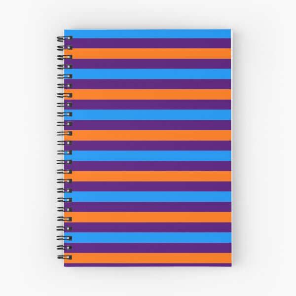 Item preview, Orange And Blue Stripes Design Purple  designed and sold by PatternTitan.