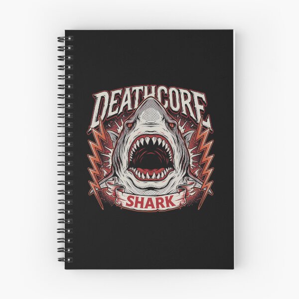 Item preview, Deathcore Shark Violent Marine Predator Metal Illustration designed and sold by Enea Kelo.