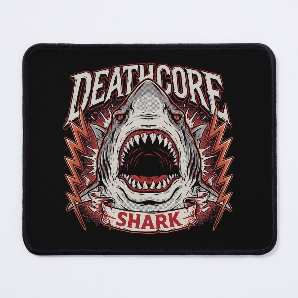 Item preview, Deathcore Shark Violent Marine Predator Metal Illustration designed and sold by Enea Kelo.